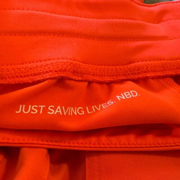 Figs Scrub Pants petite ladies jogger XSP Technical Collection shocking orange - Picture 10 of 12